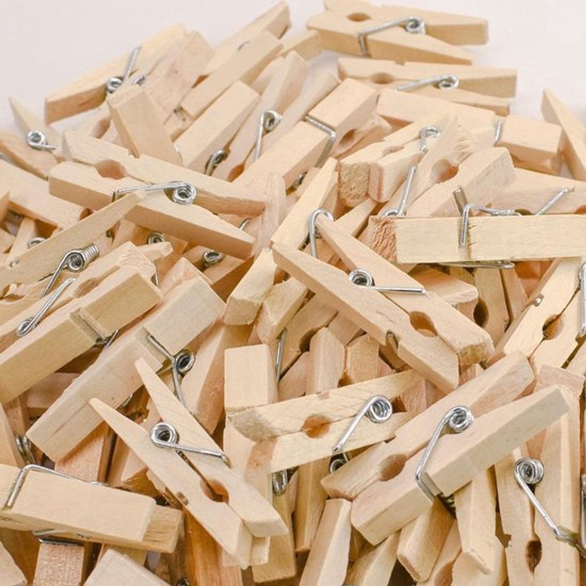 Wasknijpers houten 100 stuk - foto's knippen