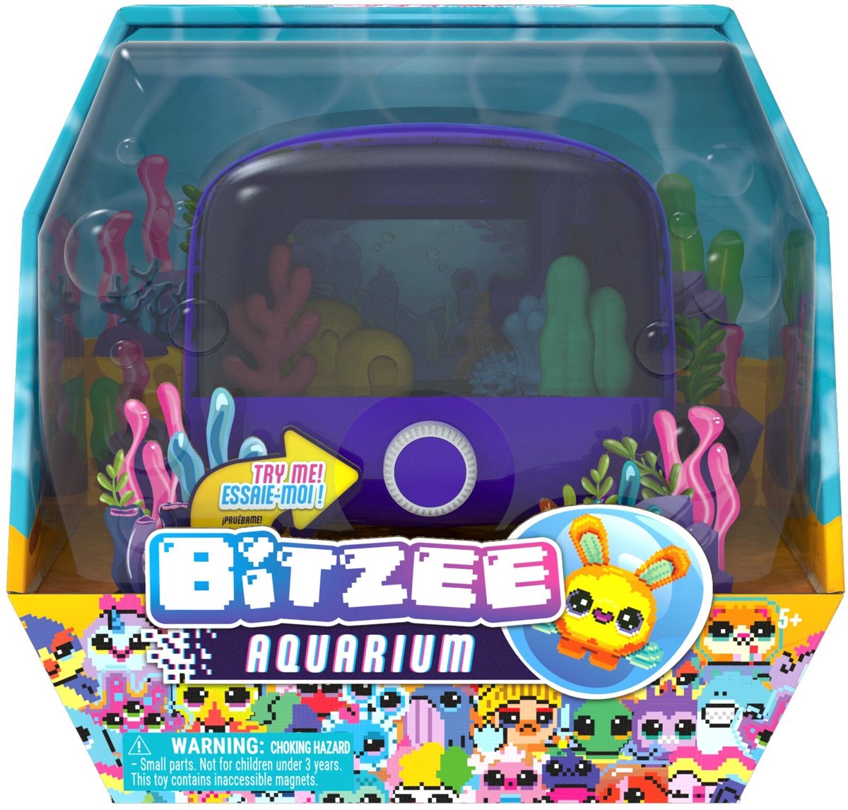 Bitzee - Aquarium Interactief Aquarium met Digitale Huisdieren - 30 Virtuele Zeedieren, Groot Display en LED-lampjes — afbeelding 8