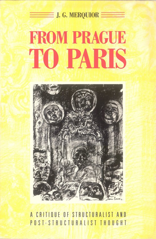 Couverture du livre 'From Prague to Paris' avec le titre et une illustration détaillée de visages et d'un miroir.