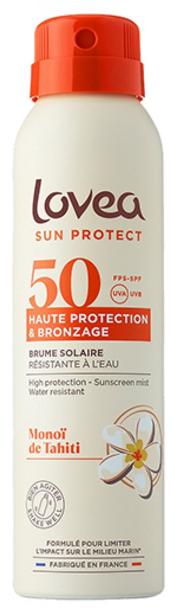 Lovea Brume Haute Protection & Bronzage Monoï de Tahiti SPF50 150 ml