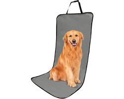 Stoelhoes voor honden - Huisdier autostoel - Veilig reizen - Waterdichte bescherming - 106 x 49 cm - Donkergrijs
