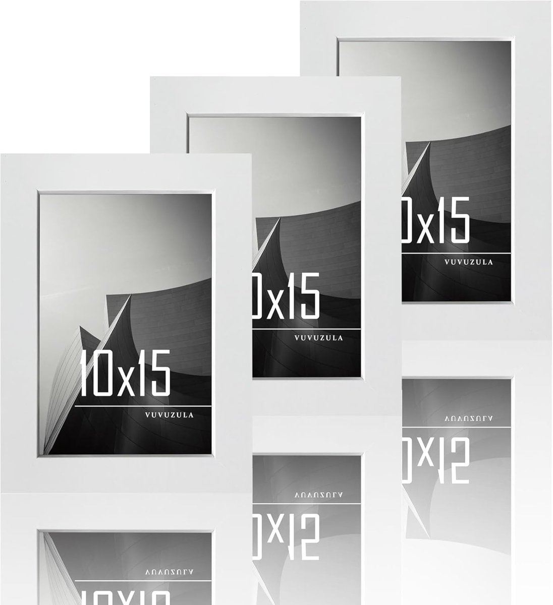 Foto lijst 10x15 set van 3 - Houten MDF met acrylglas - Interchangeable frames - Ideaal voor collage - ShopVlot