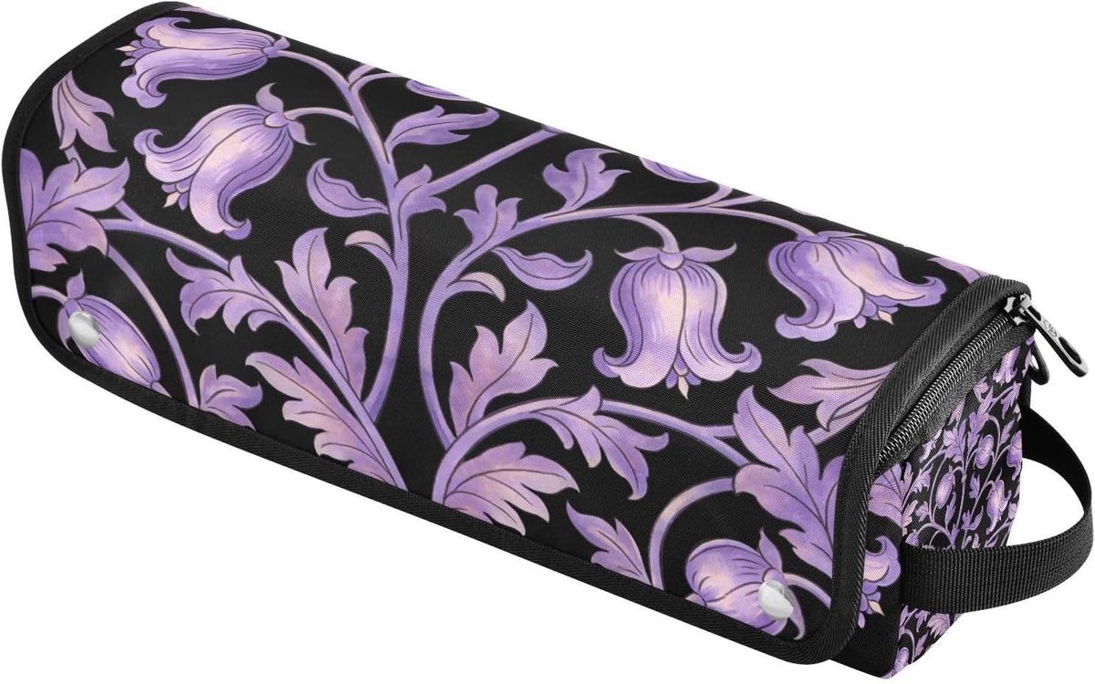 Haarstyling Tas - Reis Organizer - Haargereedschap Opbergen - Hittebestendige Mat - 37 cm - Paars