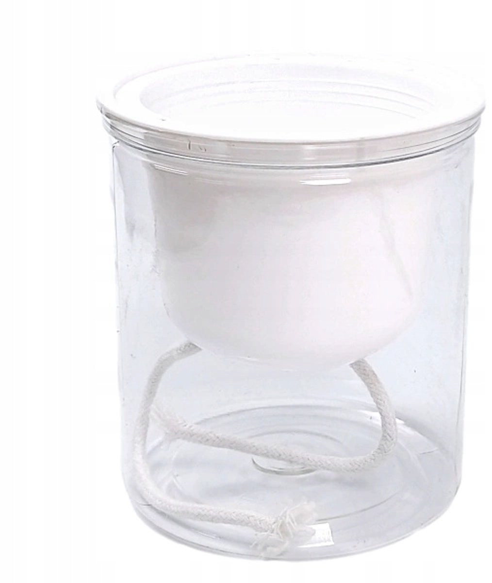 Zelfwaterende Pot PEARL Wit 8cm - Plantenpot met Irrigatiesysteem