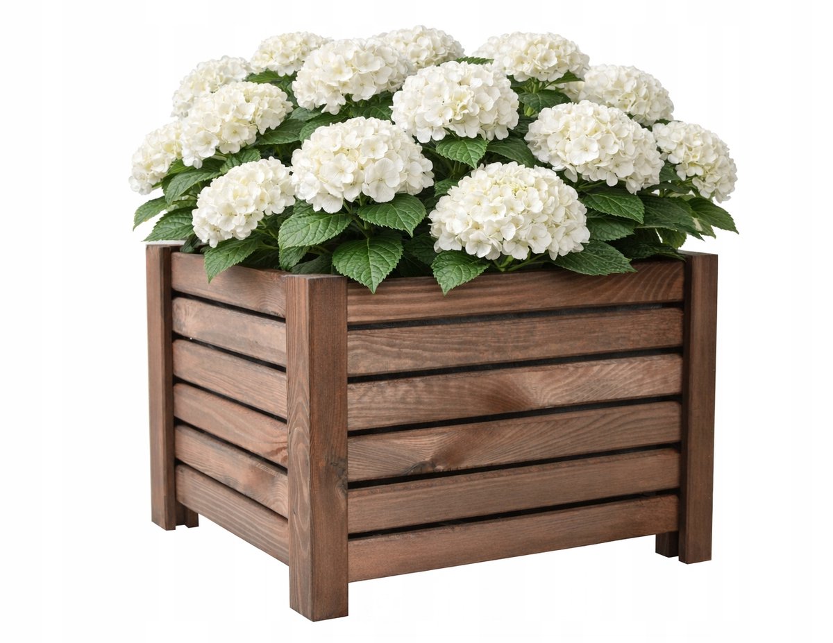 Grote Houten Plantenbak voor Tuin en Terras - Merkloos