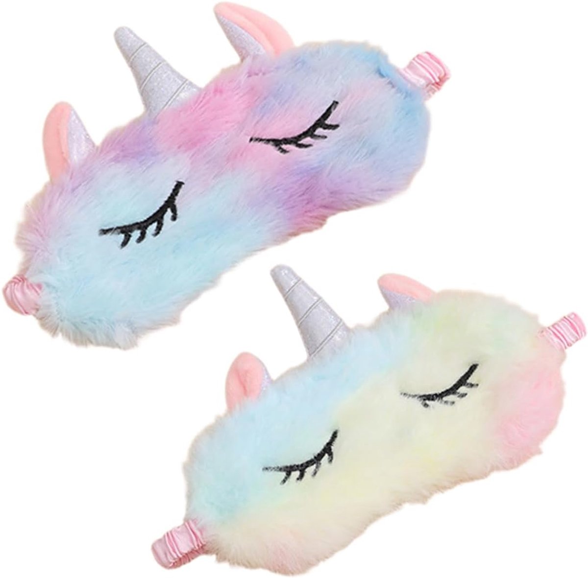 Slaapmasker voor kinderen - 3D schattige eenhoorn - Ademend en zacht - Perfect voor slapen en feestjes - ShopVlot