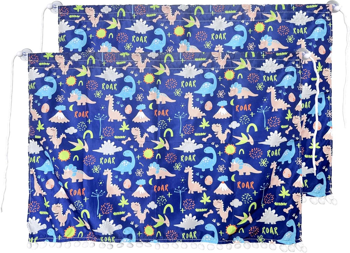 Zonnescherm auto baby 63 x 49 cm - 2 stuks - met zuignappen - perfecte bescherming tijdens autorit - ShopVlot