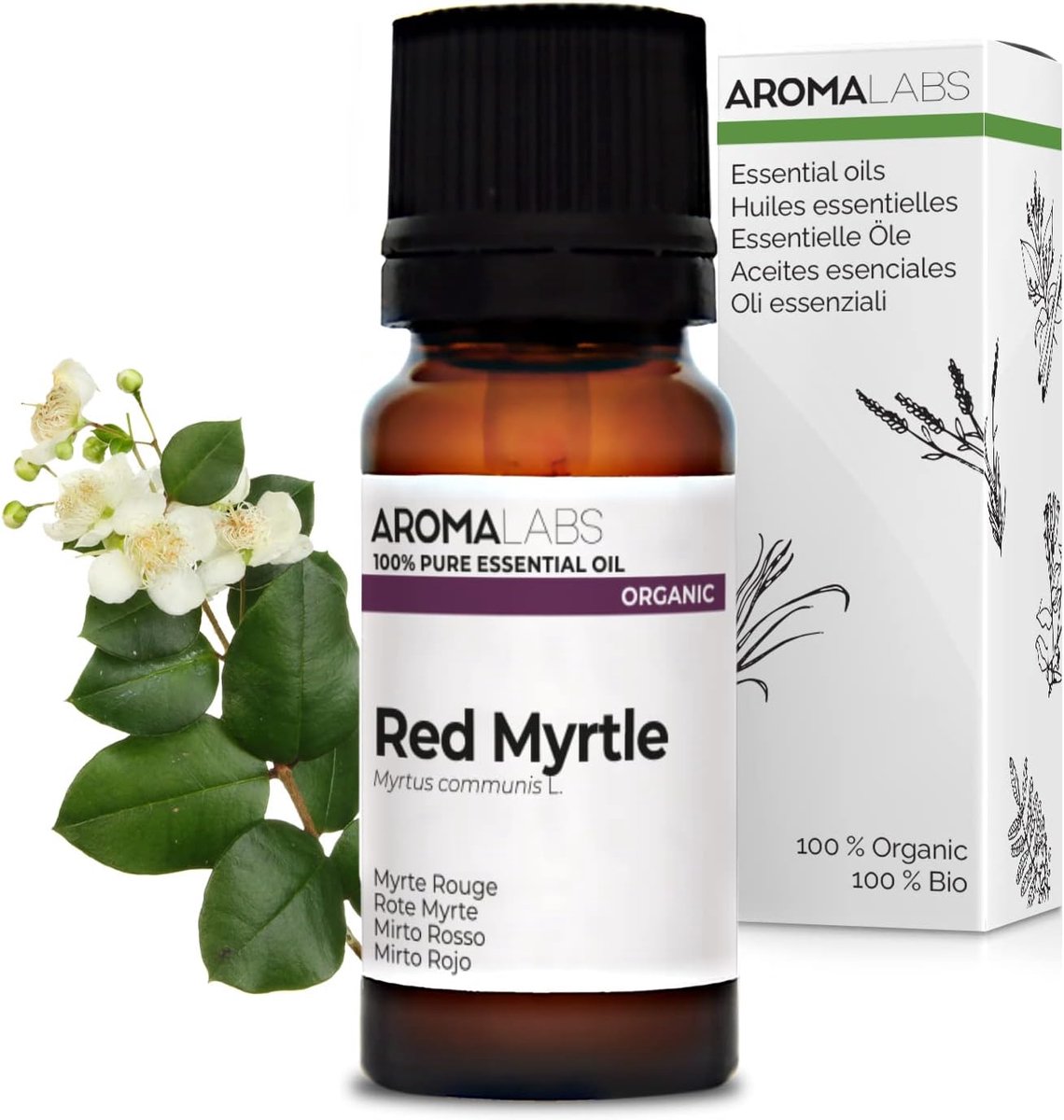 Essentiële olie - 10mL - 100% puur, natuurlijk - bio gecertificeerd - voor aromatherapie - ShopVlot