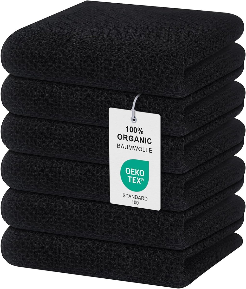 Theedoeken 32 x 72 cm - 100% katoen - absorberend - ideaal voor de keuken - ShopVlot