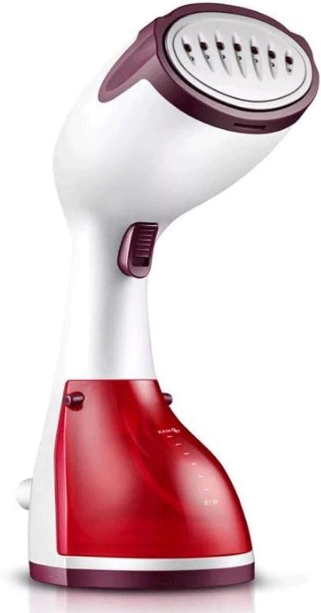 Mini Strijkijzer - Stoomborstel - Kleding Kreukvrij Maken - Automatische Uitschakeling - 260 ml - Rood