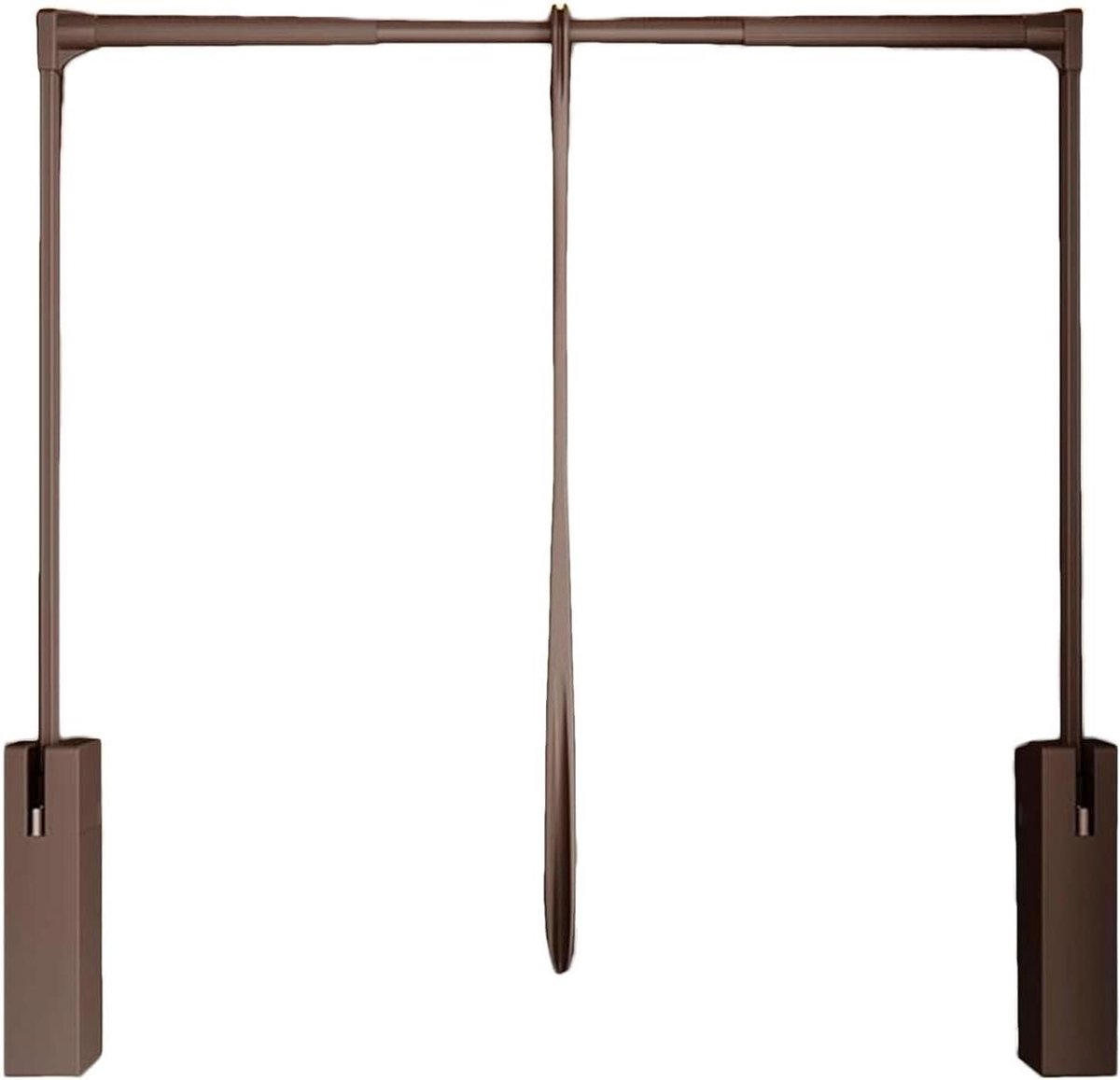 Uittrekbare Kledingstang - Kledinglift Kledinghanger - Kleding Opbergen - Soft-Close Systeem - 510-1200 mm - Zwart
