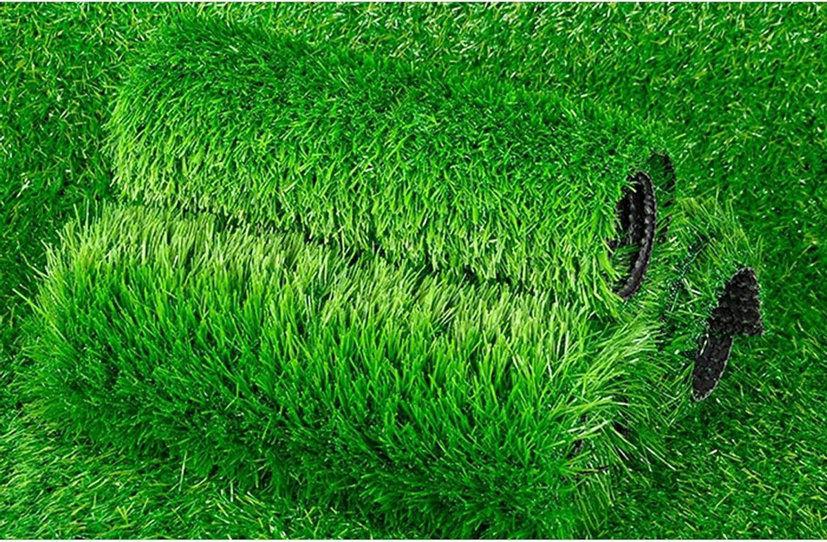 Kunstgras Tapijt - Balkon Tapijt Nep Gras - Tuin Decoratie - Hoge Dichtheid - 1x1m - Groen