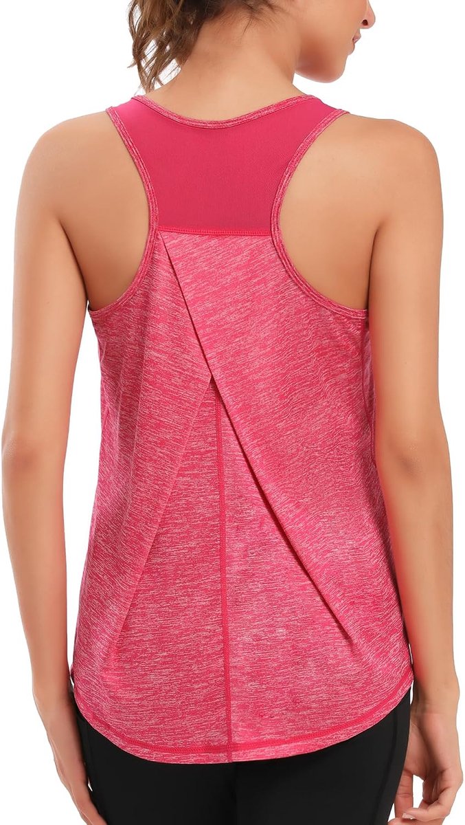 Sport Tanktop Mouwloze Lichte Fitness Top Yoga Tops