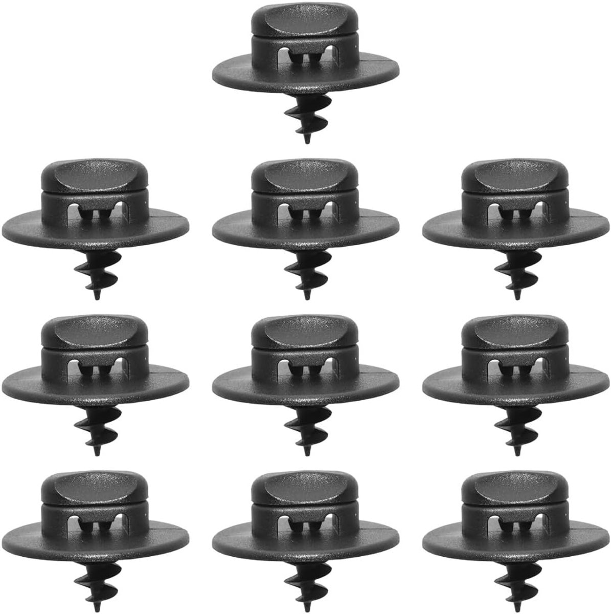 Auto Vloermat Clips 10 Pack 3D0864851B41 Tapijthouders Bevestigingsschroeven Bevestigingsmiddelen voor Golf Anti Slip Locking Zwart