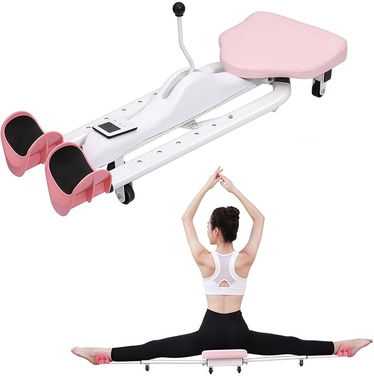 Split Trainingsapparaat met Timer, Leg Stretcher Split Machine, Veelzijdige Leg Extension Duty Flexibility Extension Apparatuur, Stretching Apparatuur voor Ballet, Yoga