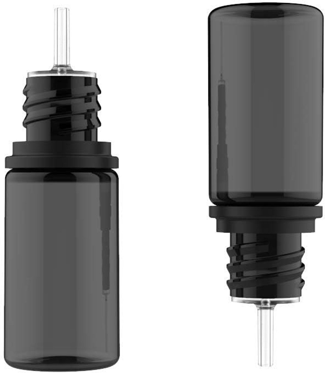 Unicorn flessen 100-pack 10ml - PET plastic - kindveilige dop - eenvoudig doseren - ShopVlot