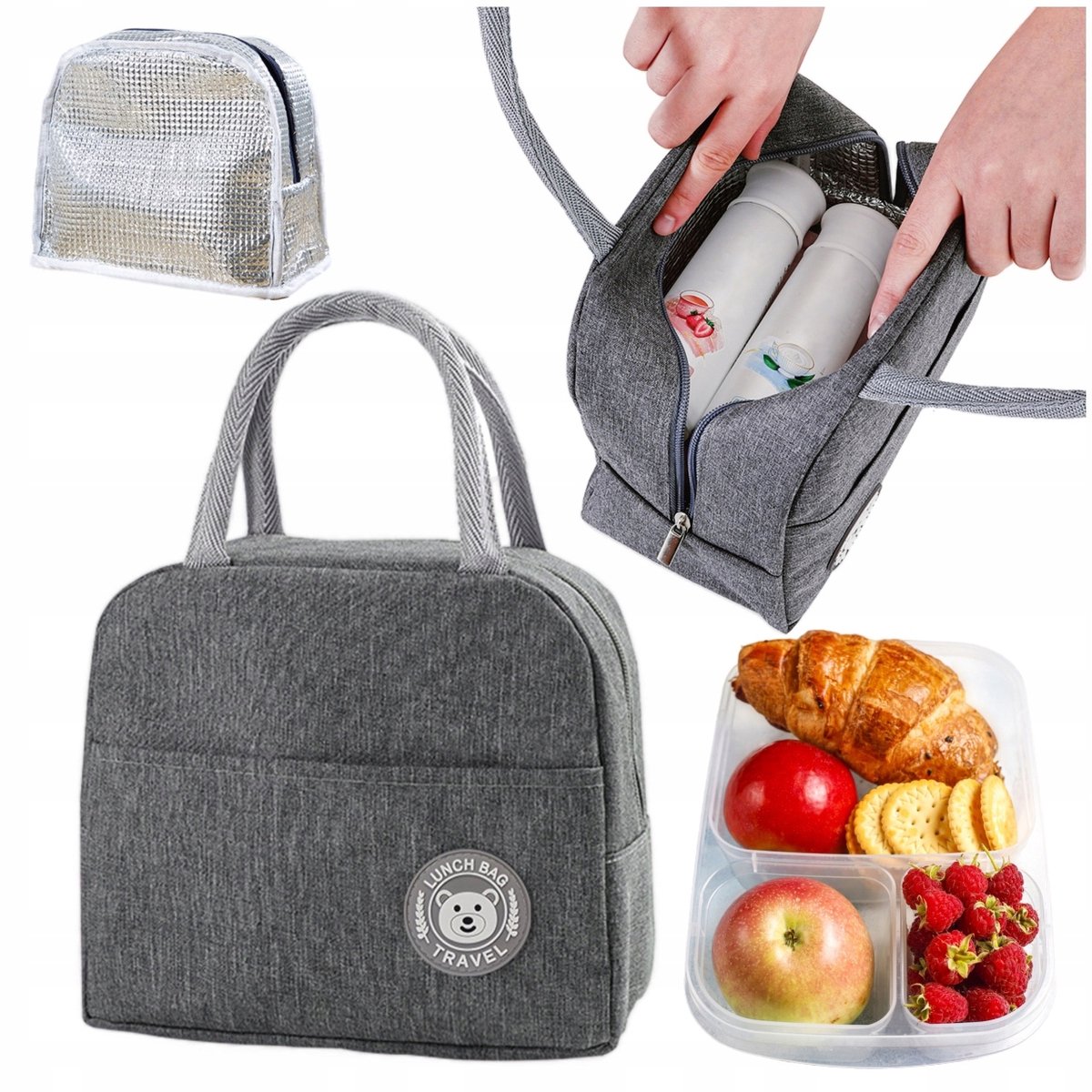 Isolerende Lunchtas - Ideaal voor Werk, Picknick & Strand