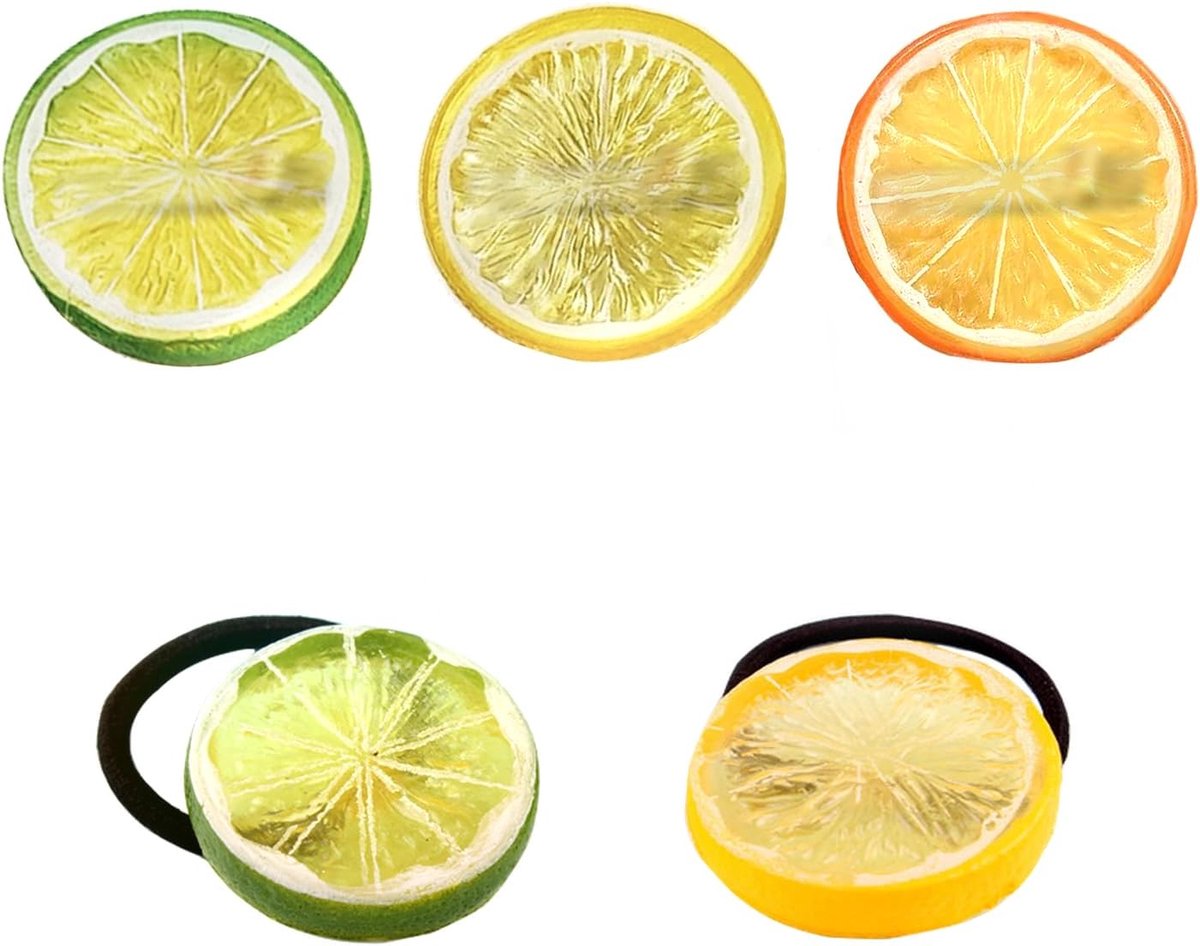 Haaraccessoires set - 5-delig - Fruitdesign - Voor vrolijke kapsels - ShopVlot