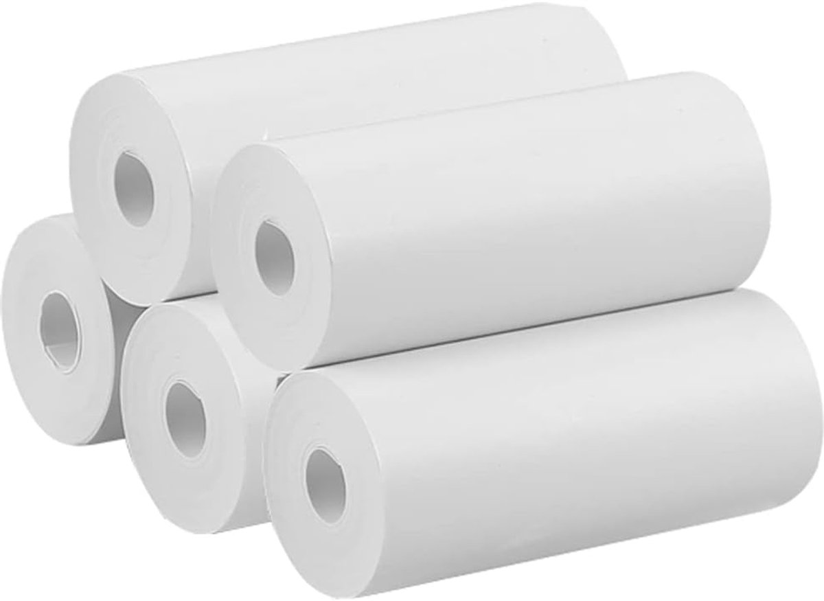 Printpapier voor Kinderen - 5 Rollen Thermisch Printerpapier 57mm*30mm - Hoge kwaliteit - Creatieve DIY mogelijkheden - ShopVlot