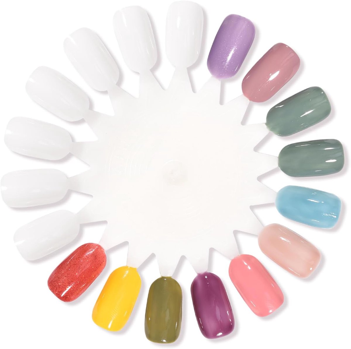 Nagelstalen nagelstaal 180 stuks - displaytips voor nagelkunst - acrylmonstersticks - ShopVlot