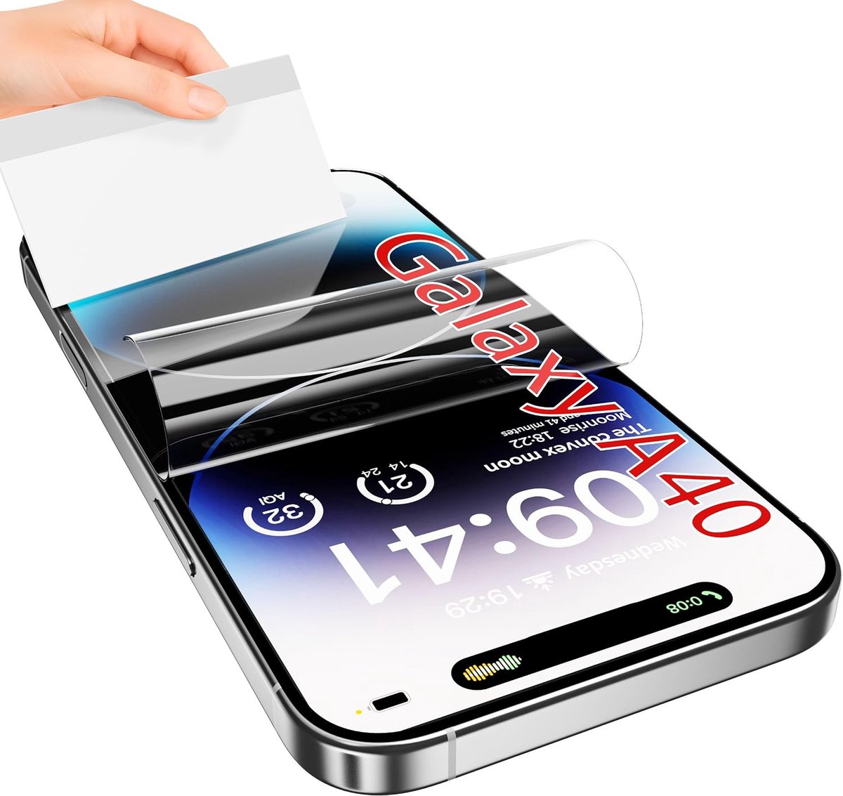 Mobiel displaybeschermfolie 3 stuks - TPU - ontspiegeld - anti-verblinding en vingerafdrukbestendig - ShopVlot
