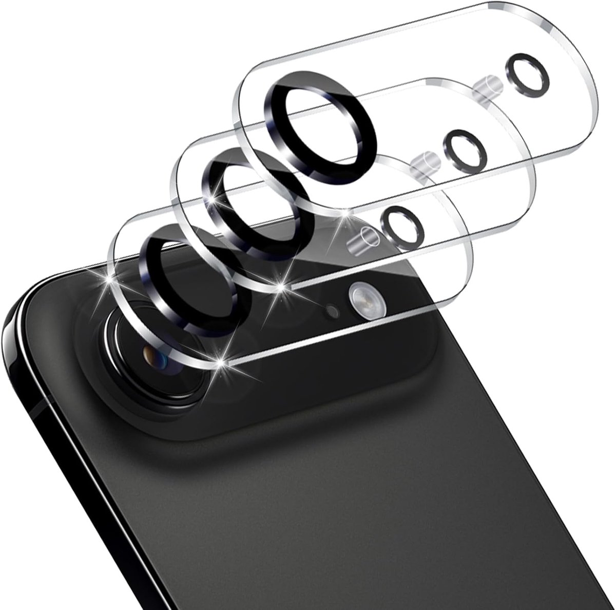 Camera bescherming pack van 3 - 9H hardheid - krasbestendig - optimale bescherming voor lens - ShopVlot
