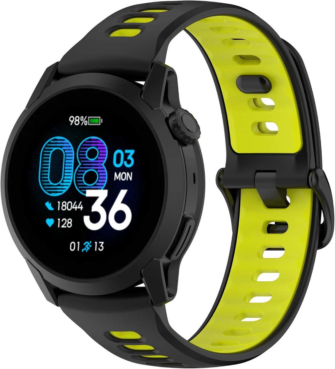 Horlogeband voor smartwatch - zachte siliconen - waterdicht - eenvoudig schoon te maken - ShopVlot