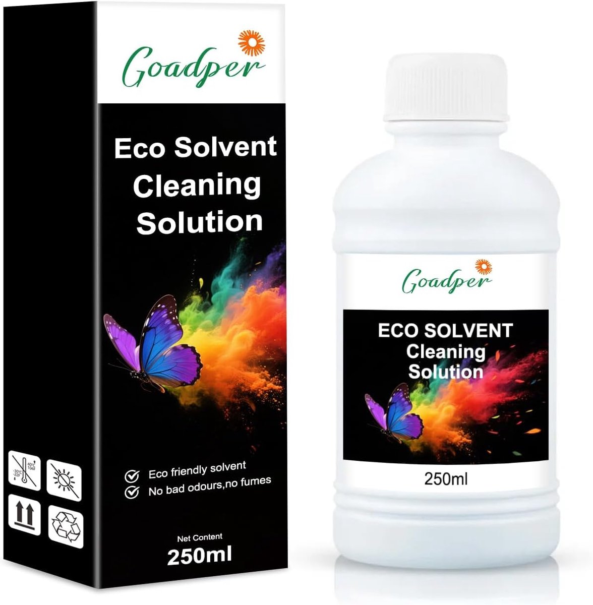 Eco solvent ink cleaning solution 250ml - Compatibel met Epson DX5 DX7 DX9 TX800 - Effectieve reiniging - ShopVlot