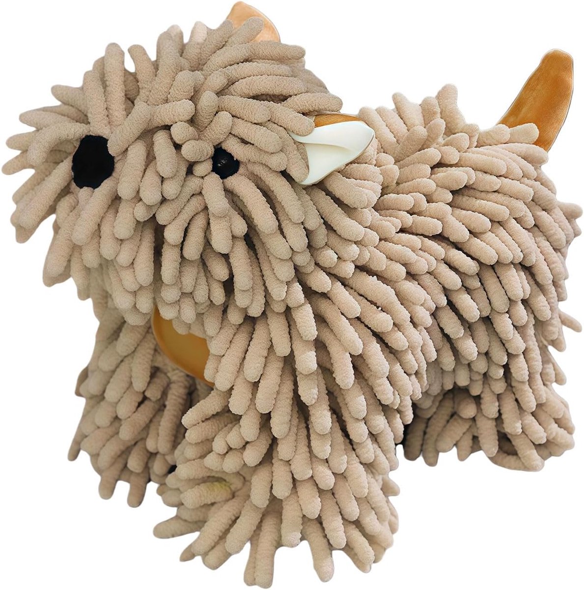 Handdoek diervorm chenille - zacht en sterk absorberend - decoratieve wandhanddoek - ideaal voor keuken en badkamer - SnelShoppen