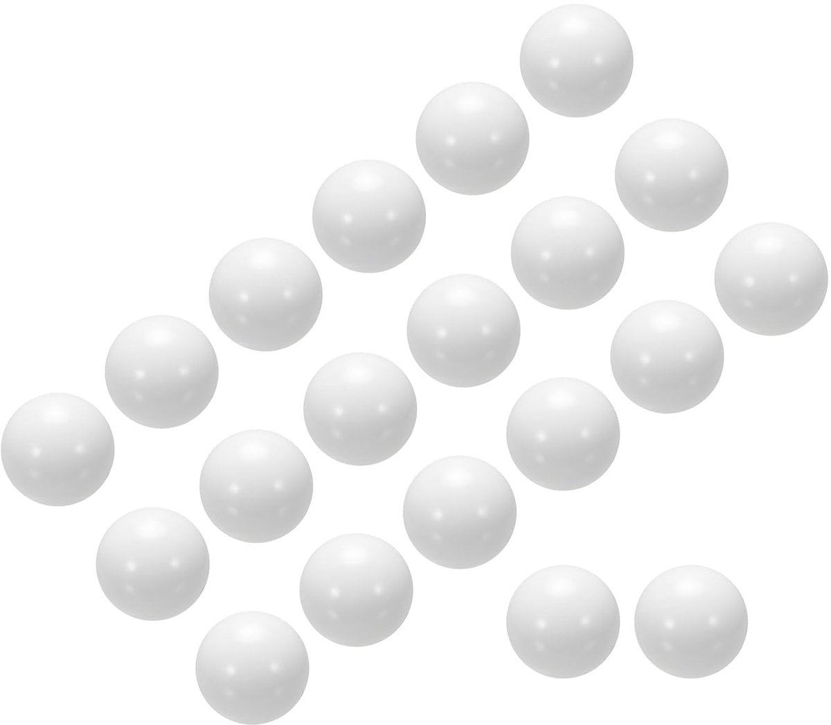 200 stuks ballen van stevig kunststof, 5 mm, precisie-ballen van PP-kunststof voor make-upflessen, lagers met lage belasting, laboratoriumapparatuur