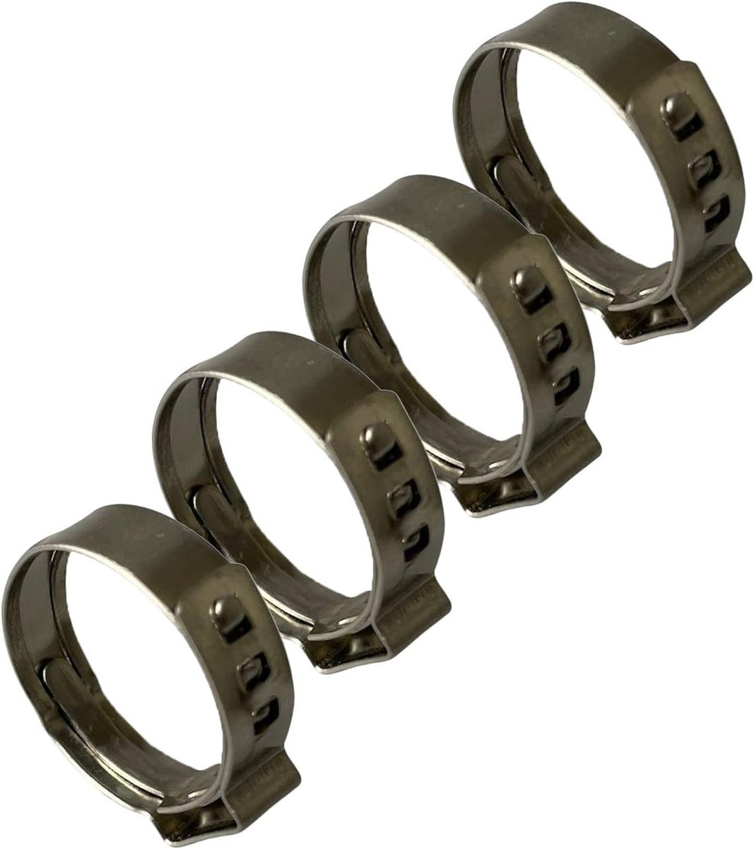 35-38 mm O-clips, 304 roestvrijstalen enkeloorslangklemmen x4