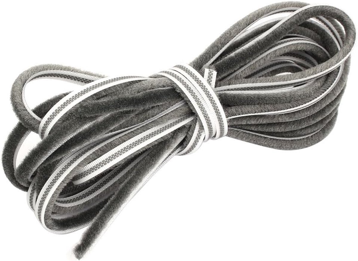 sourcing map Vensterdeur afdichtingsstrip 7 mm x 6 mm x 16,4 inch grijs