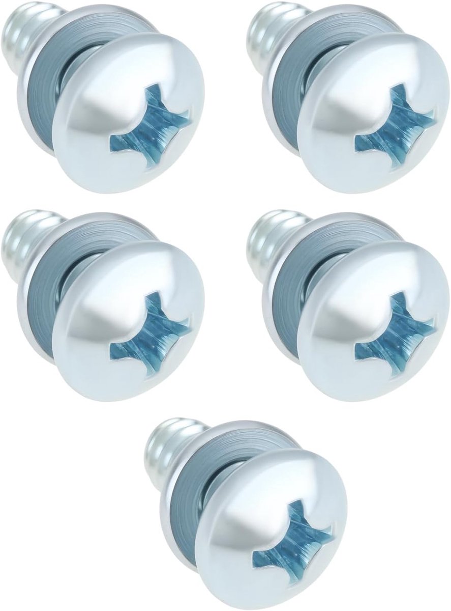 5 Pack 1/4-20 x 1/2 inch kleine motorschroeven met borgringen vervangen OEM 30063 Compatibel met Tecumseh