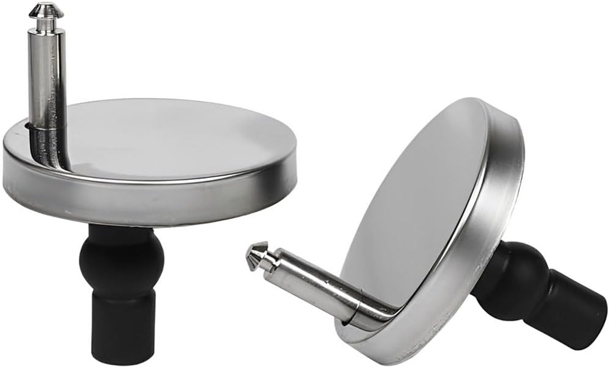 2-delige bevestigingsset, roestvrijstalen scharnieren voor toiletdeksel, voor toiletbril, toiletbril, reparatieonderdelen, toiletbril, schroeven, accessoires
