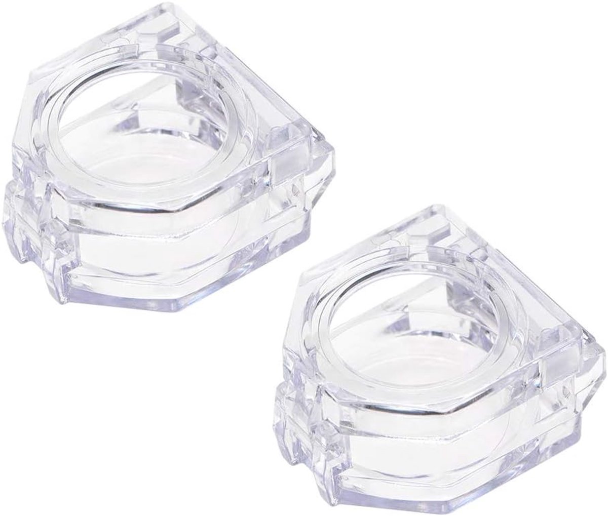 sourcing map 2 stk. Schakelaar afdekking voor 22 mm diameter drukknop schakelaar plastic transparant