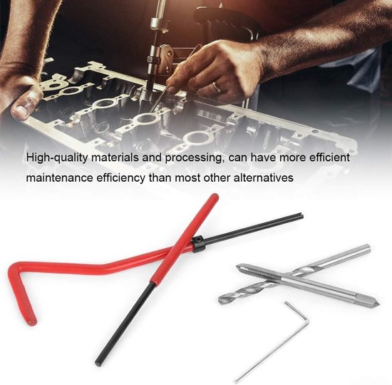 M4 Kits Transparant Plastic 25-delige Draadreparatie-inzetset M4 met Transparante Plastic Doos voor Verwerkingsmachines — afbeelding 2