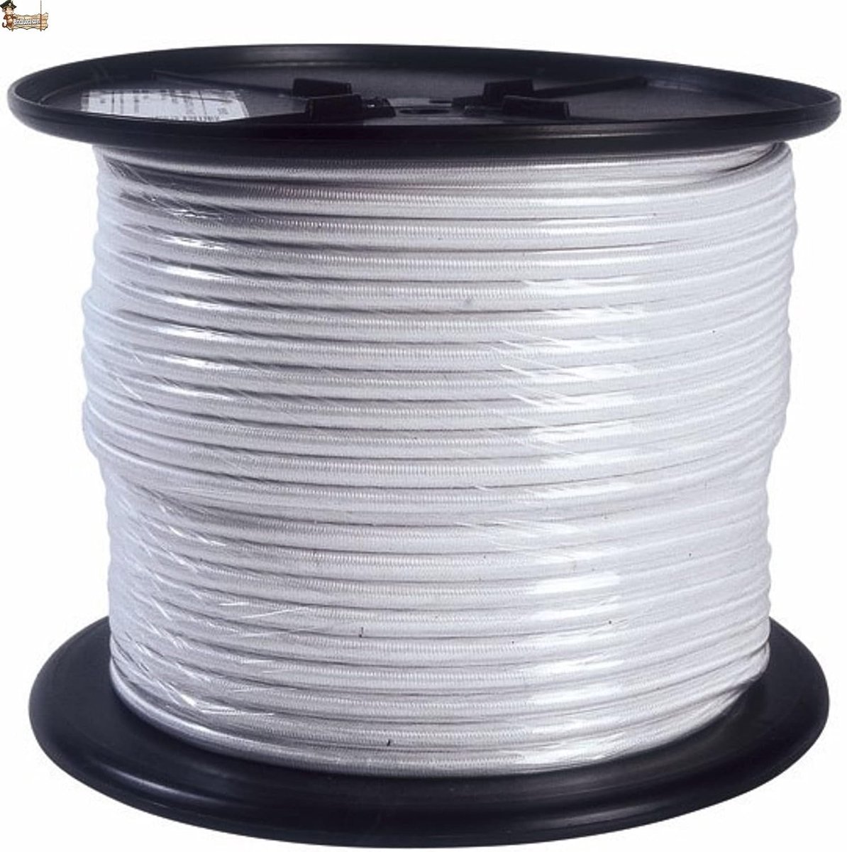 Elastisch touw van rubber voor zwembad of aanhanger, rond, voor transport, boot, vissen, zeilen, wit (10, Ø 8 mm)