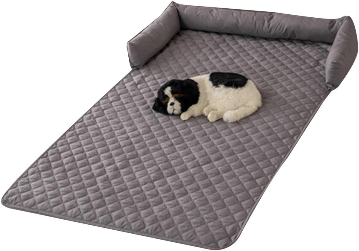 Koelmat Huisdieren - Hondenmat Kattenmat - Koel Houden - Zelfkoelend Weefsel - 75 x 120 cm - Grijs