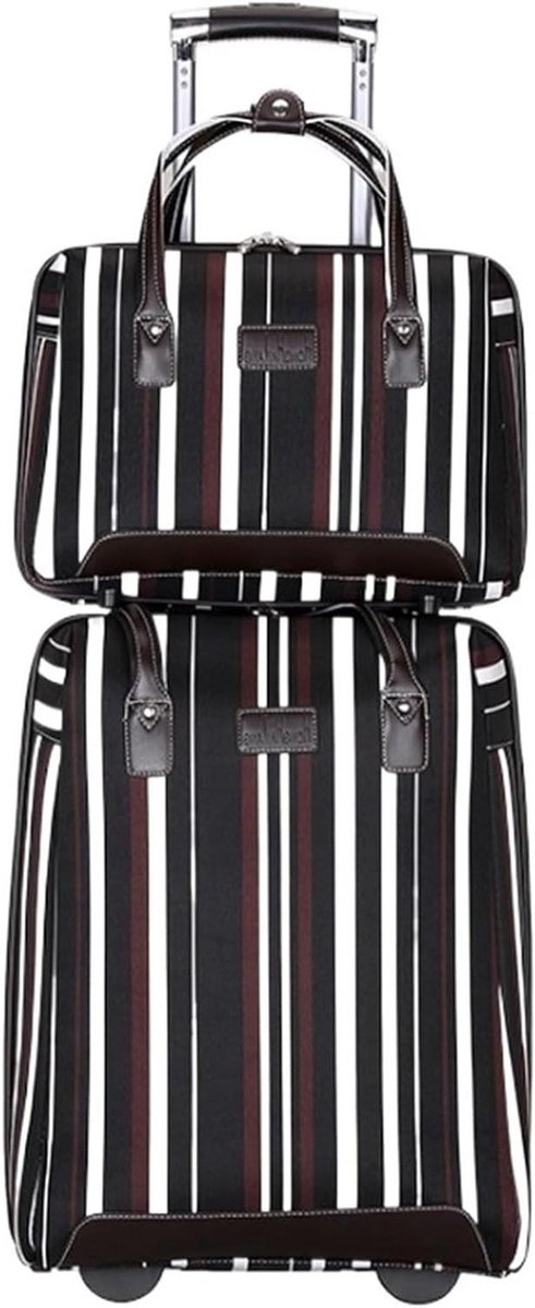 Reis Koffer Set - Koffer met Wielen - Zakenreizen en Vakanties - Lichtgewicht Oxford Stof - 20 inch - G