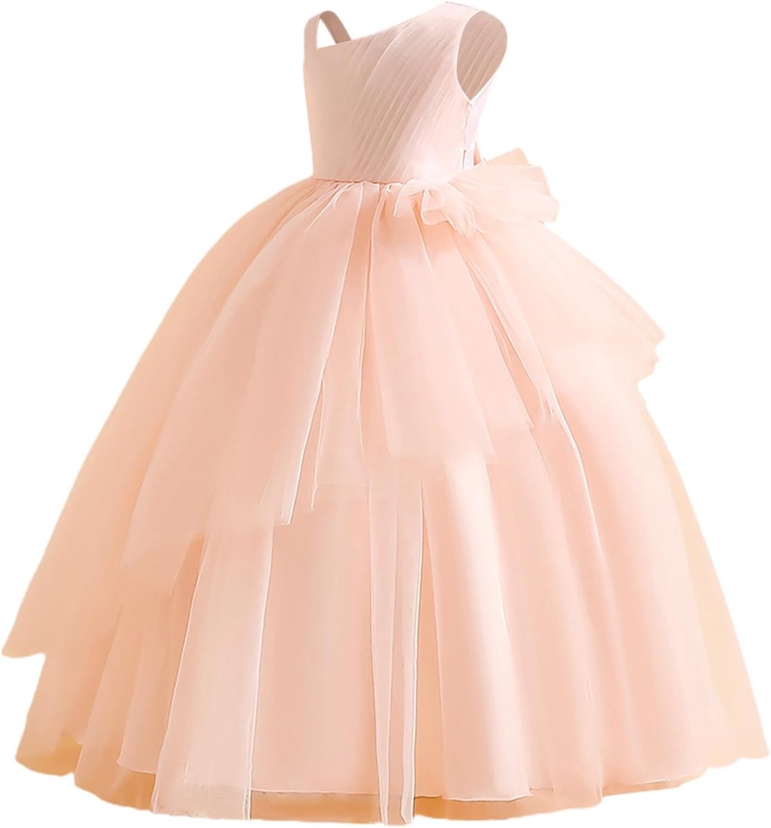 Kinderdress Princess - Maat 146 - Zwart - Mouwloos - Geschikt voor feesten - SnelShoppen