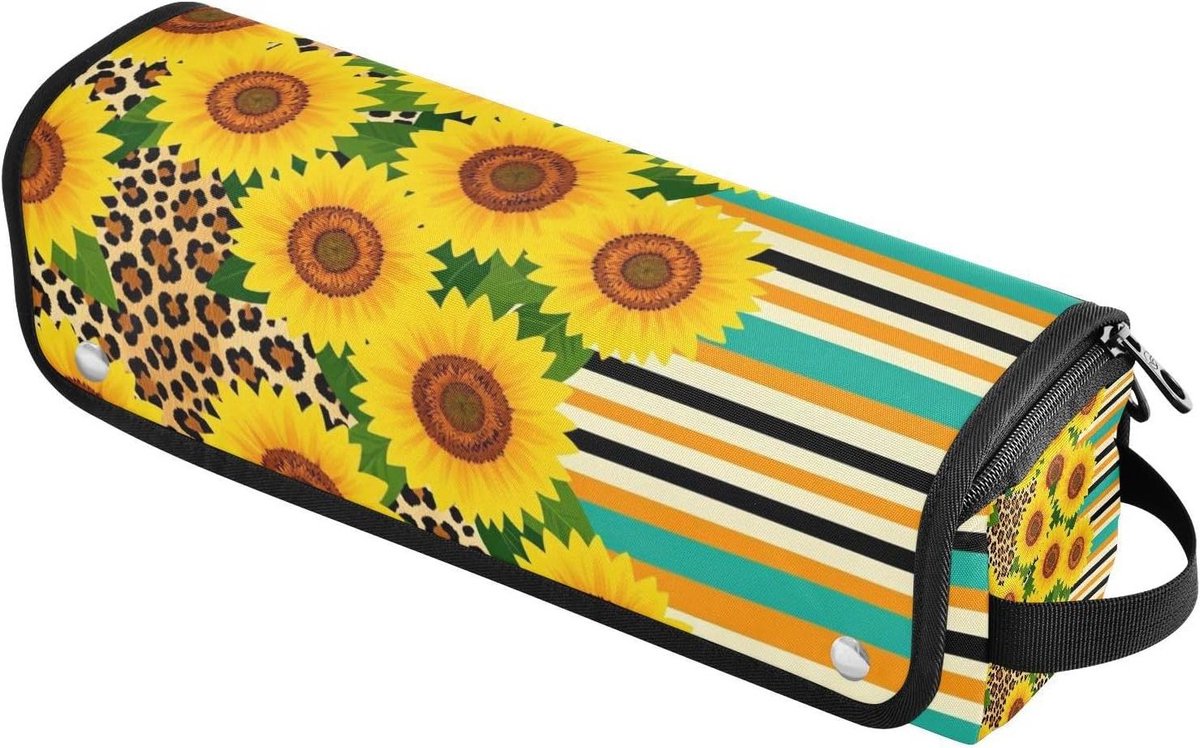 Haargereedschap Reistas - Styling Tool Organizer - Reizen en Opslag - Hittebestendige Mat - 37 cm - Turquoise
