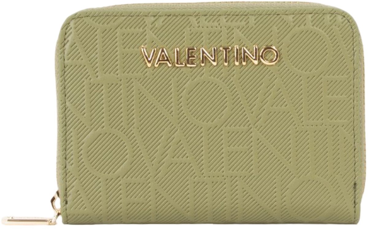 VALENTINO portemonnee Donna Zip Around Wallet Oliva olijfgroen