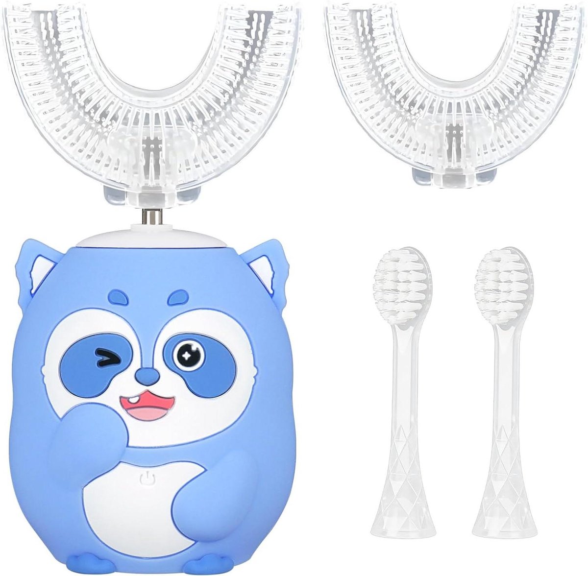 Kindertandenborstel Ultrasoon - Elektrische Tandenborstel U-vormige Borstel - Tanden Poetsen - 360 Graden Reiniging - 1 stuks - Blauw