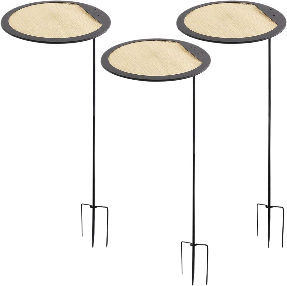 Parasol voor planten - Zonwering tuin - Bescherming planten - In hoogte verstelbaar - 305 cm breed - Enkel kenmerk
