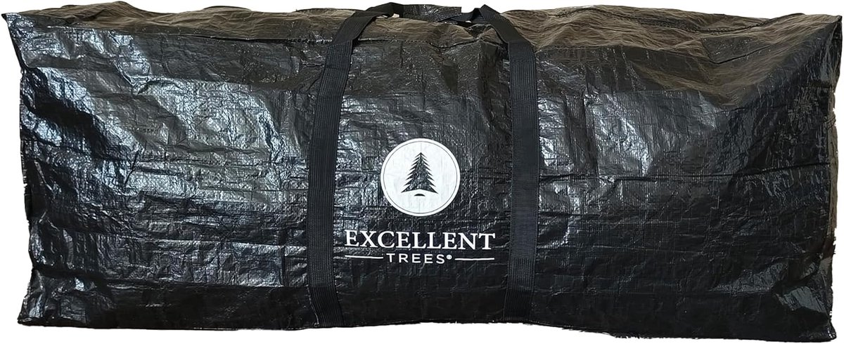 Kerstdboom opbergtas 120x33x48cm - Zwart - Met rits - Duurzaam en stevig - SnelShoppen