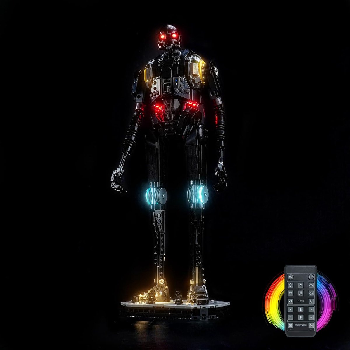Lichtset compatibel met Lego K-2SO Security Droid 75434 (geen model), LED-verlichtingsset Compatible with Lego K-2SO Security Droid Creatief speelgoed