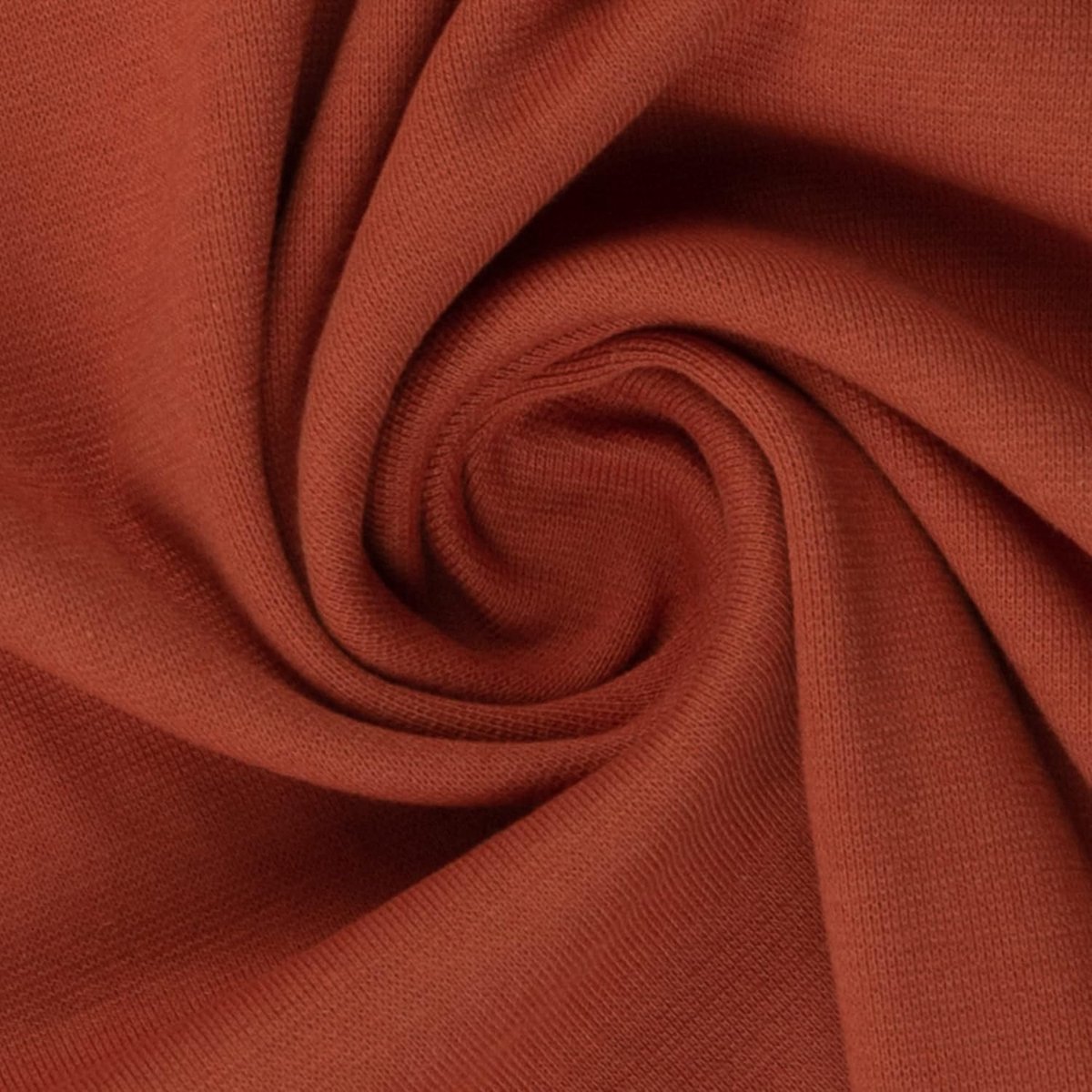 Stof Buisstof Coupon elastische band jersey zacht fijn rekbaar voor doe-het-zelf projecten zoals kinderkleding mouwen broeken shirts leggings jurken (712 Terracotta, 1,0m)