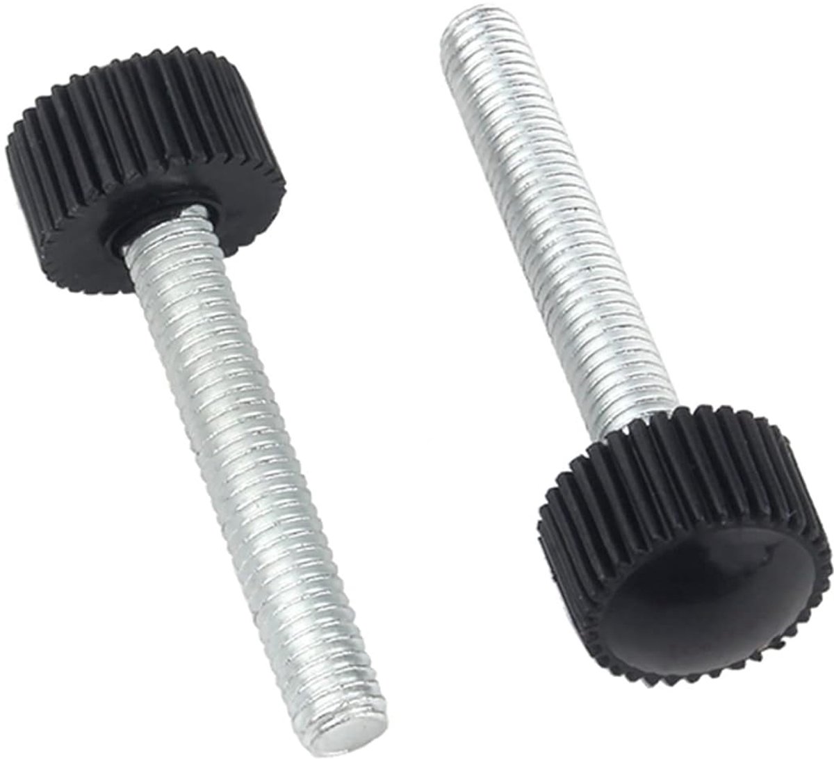 Vingerschroeven Instelbaar Knop Handvat | Koolstofstaal Klemschroef Draai vast Machine Grip Plastic M5 x 6mm