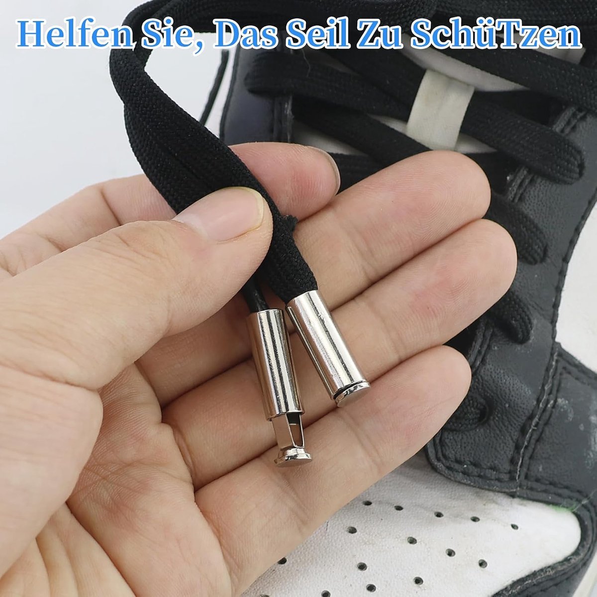 12 stuks veterkopjes, metalen koordstoppers voor veters, accessoires, doe-het-zelf design