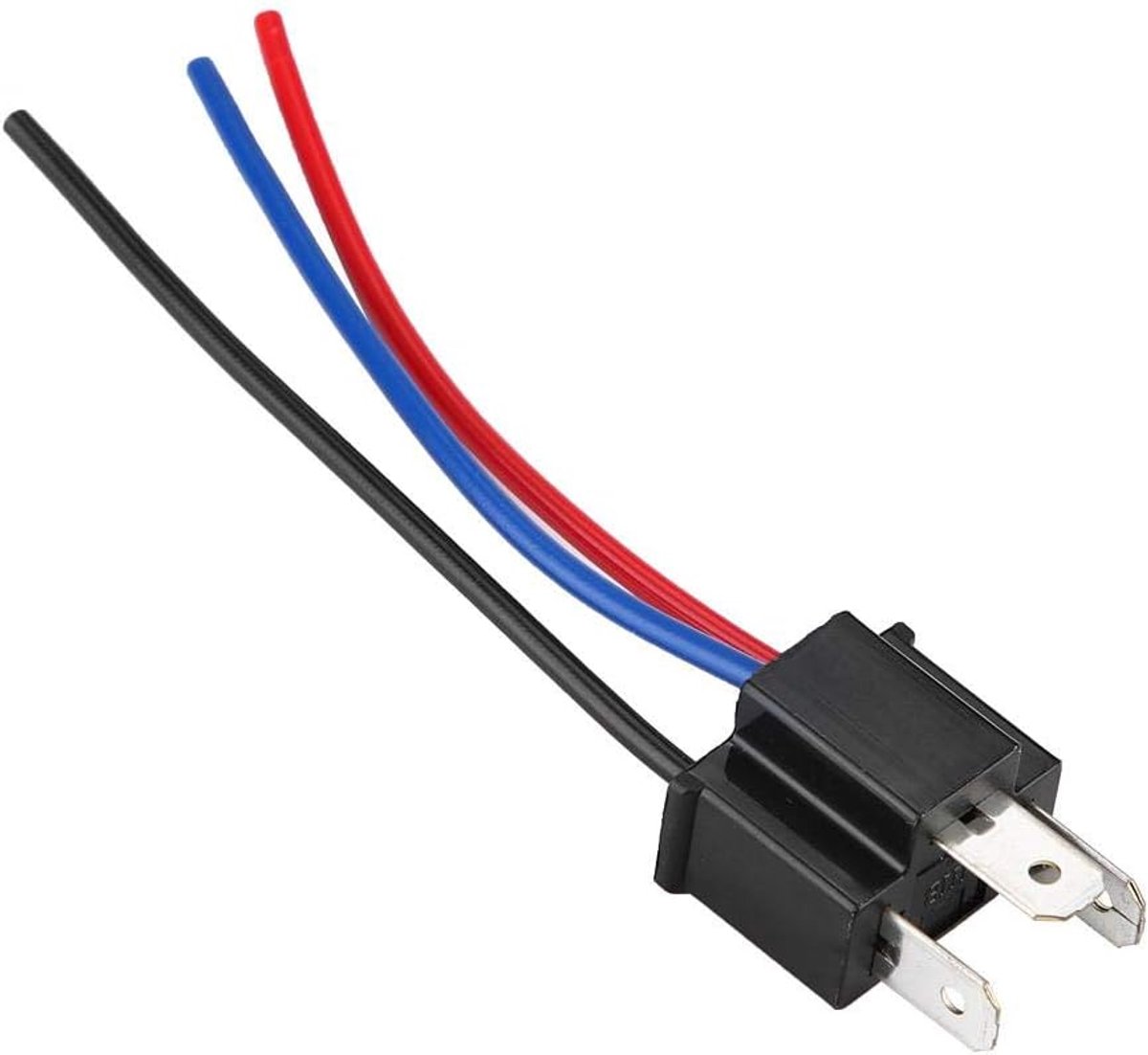Mannelijke Kop Verlengingsconnector Plug Stopcontact H4 Externe Verlenging Koplamp Kabelboom Adapter met Kabelboom Zware Dienst